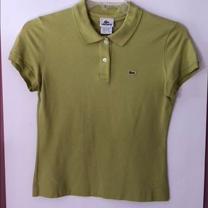 Lime green polo